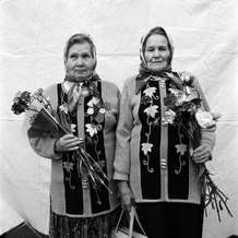 Galina Filippovna Filippova, b. 1931, Partisan and Zoya Maksimovna Gerasimova, b. 1930, Partisan